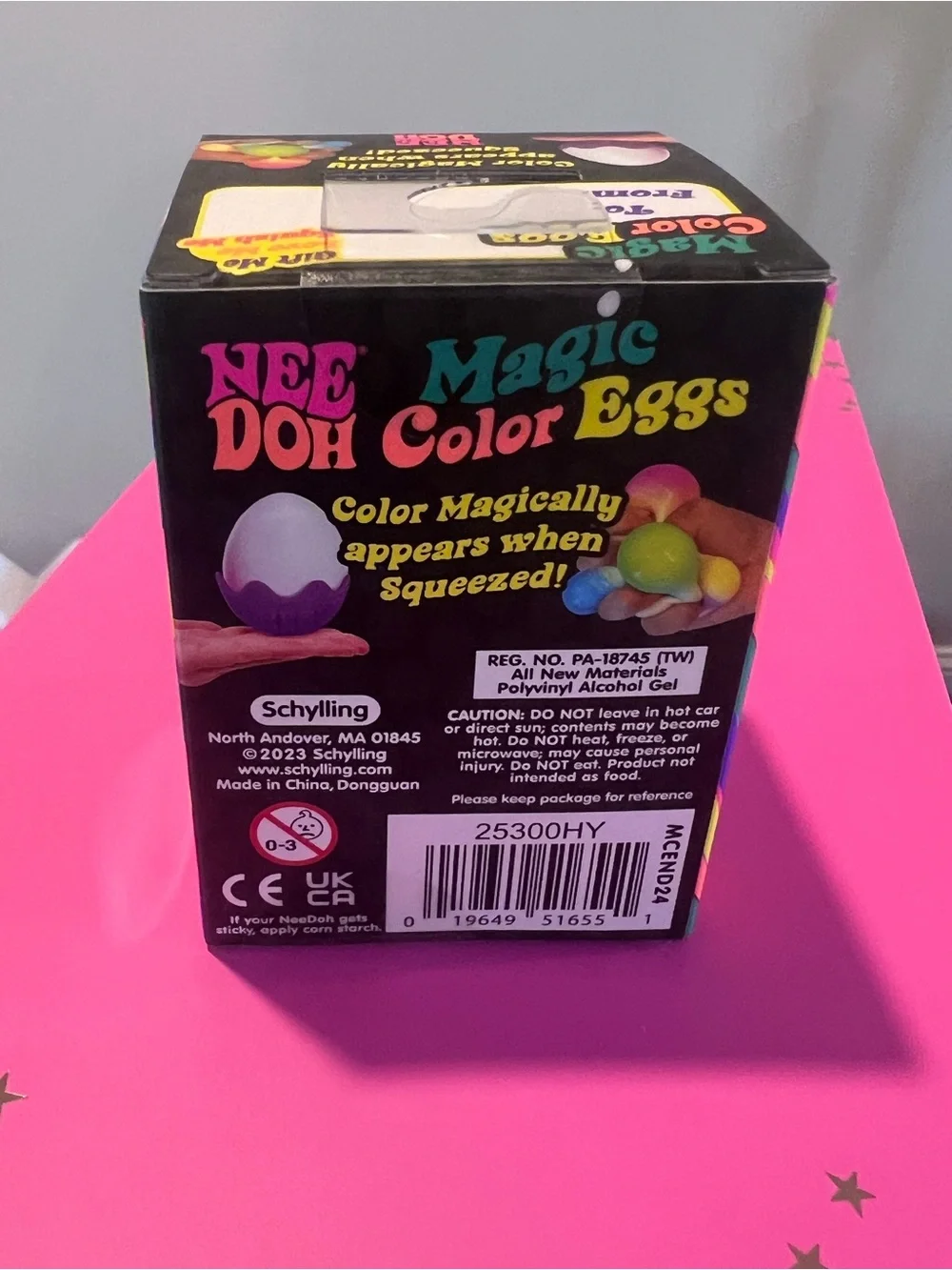Magic Color Eggs - Pink Sensory Squeeze Toy